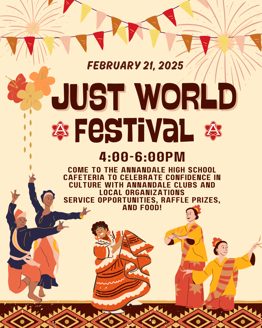 poster for the just world festival